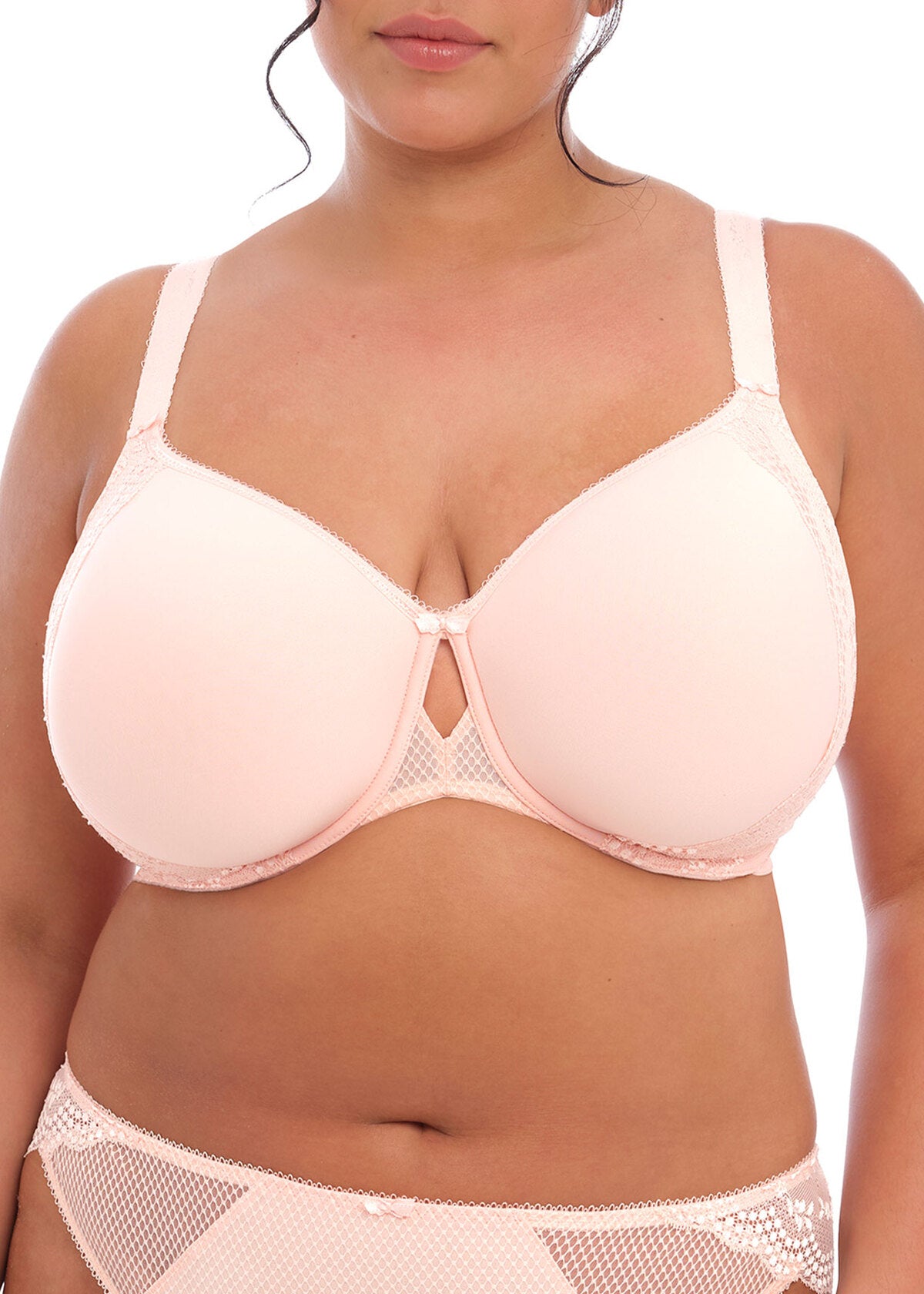 ELOMI CHARLEY BANDLESS SPACER BRA - BALLET PINK