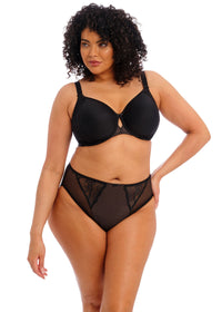ELOMI CHARLEY BANDLESS SPACER BRA - BLACK