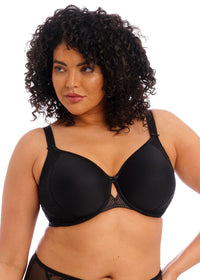 ELOMI CHARLEY BANDLESS SPACER BRA - BLACK