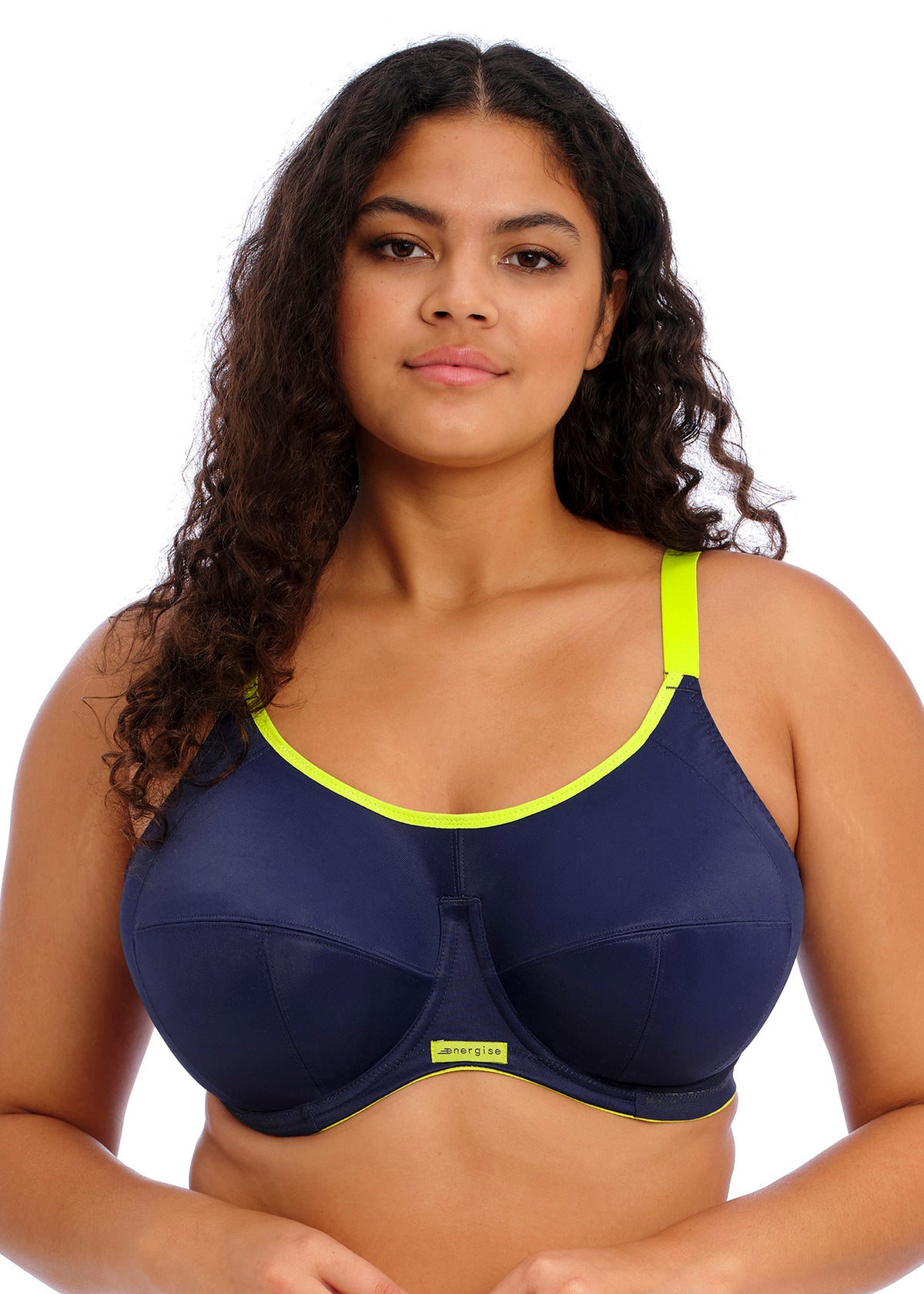 ELOMI ENERGISE UNDERWIRE SPORTS BRA - NAVY