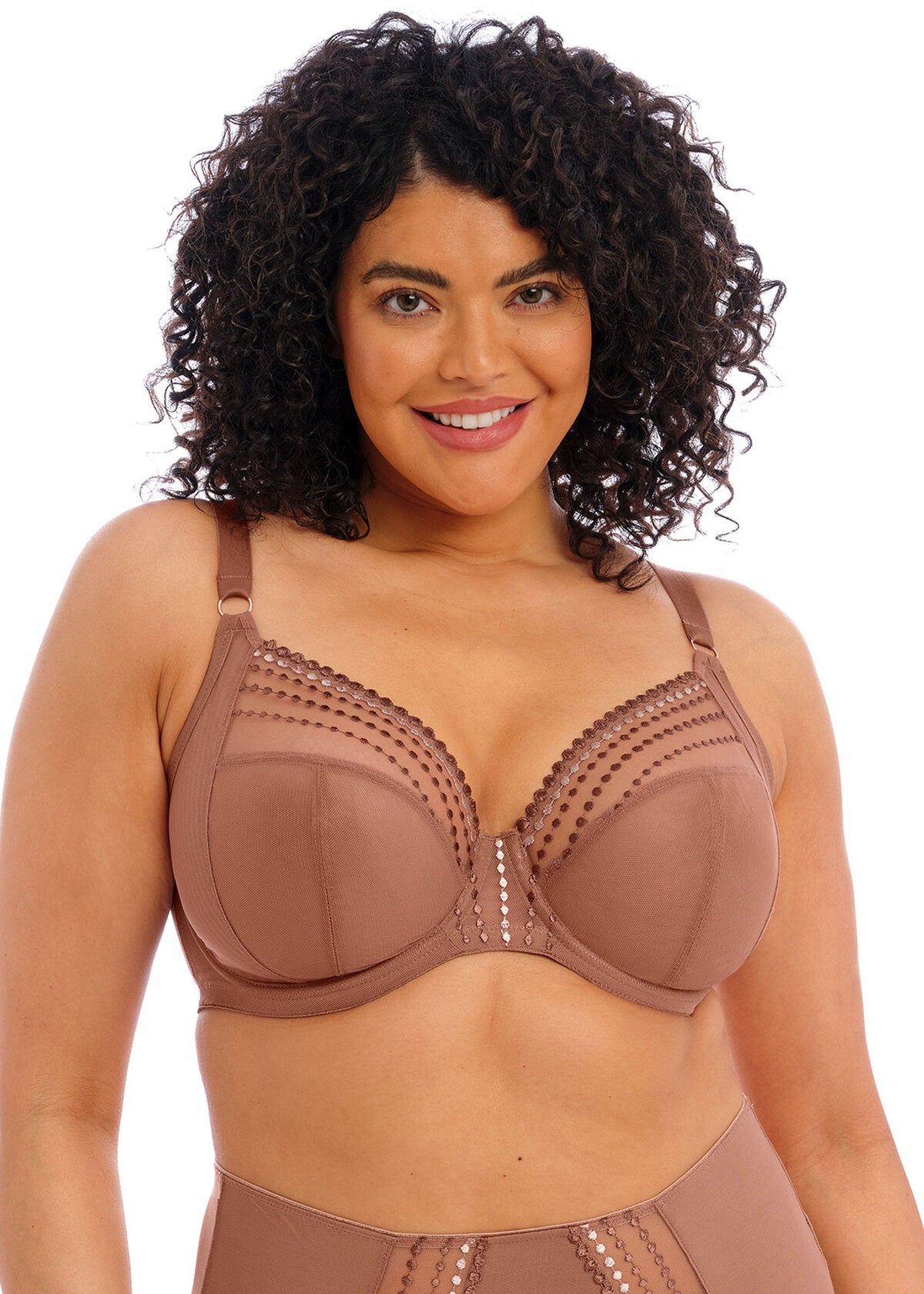 ELOMI MATILDA PLUNGE BRA - CLOVE