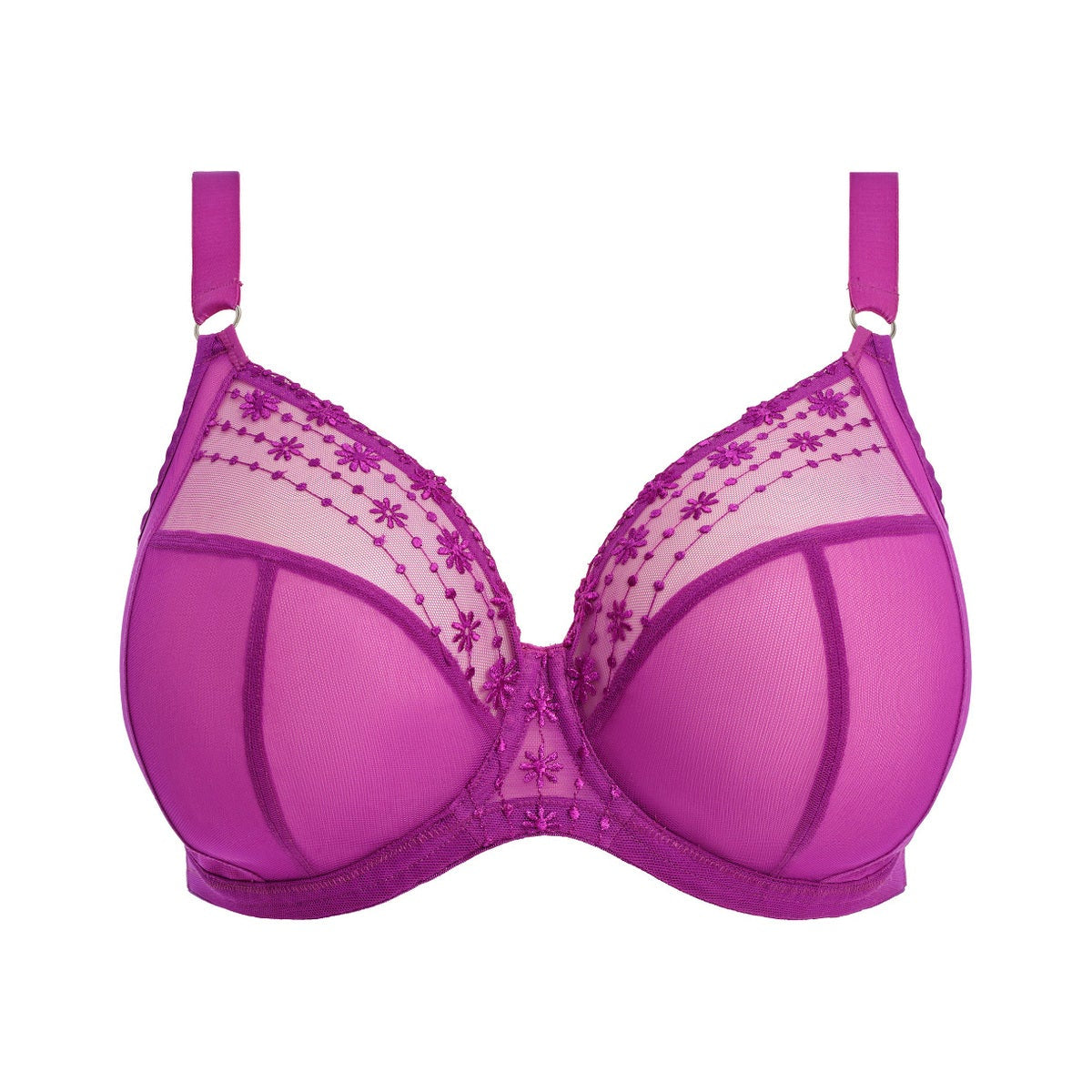ELOMI MATILDA PLUNGE BRA - HOLLYHOCK