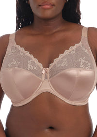 GODDESS CASSIE BANDED BRA - FAWN