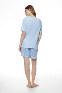 MEY FLOWER MEADOW 2-PIECE SHORT PJ SET
