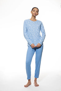 MEY FLOWER MEADOW 2-PIECE LONG SLEEVE PJ SET