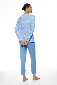 MEY FLOWER MEADOW 2-PIECE LONG SLEEVE PJ SET