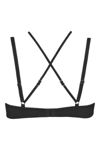 MARLIES DEKKERS UNDRESSED TRIANGLE WIRE PADDED BRA - BLACK