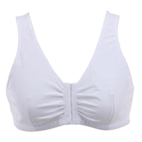 ABC MOLDED LEISURE WIRELESS FRONT CLOSURE MASTECTOMY BRA - WHITE