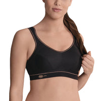 ANITA EXTREME CONTROL SPORTS BRA - BLACK/GOLD