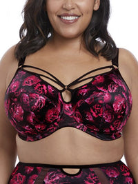 ELOMI SORAYA FULL CUP BRA - DARK ROSE