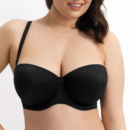 CORIN KAROLINA STRAPLESS BRA - BLACK
