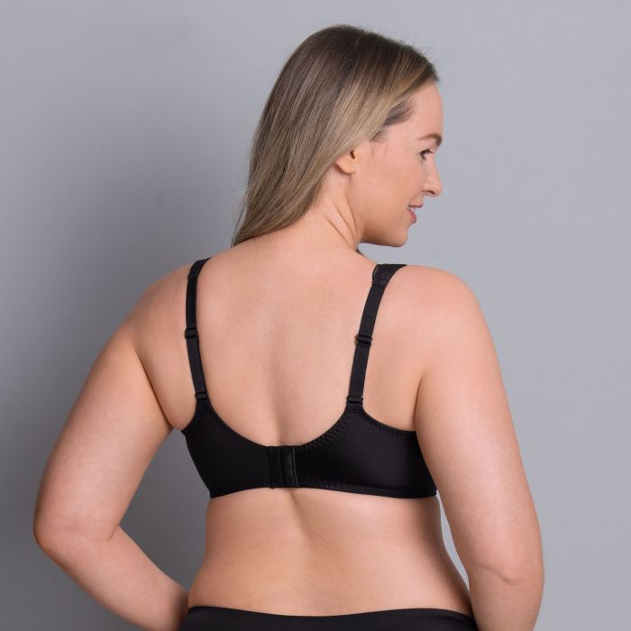 ROSA FAIA SELENA UNDERWIRE BRA - BLACK
