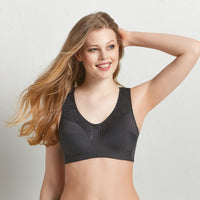 ANITA MICROENERGEN WIRELESS SUPPORT BRA - BLACK