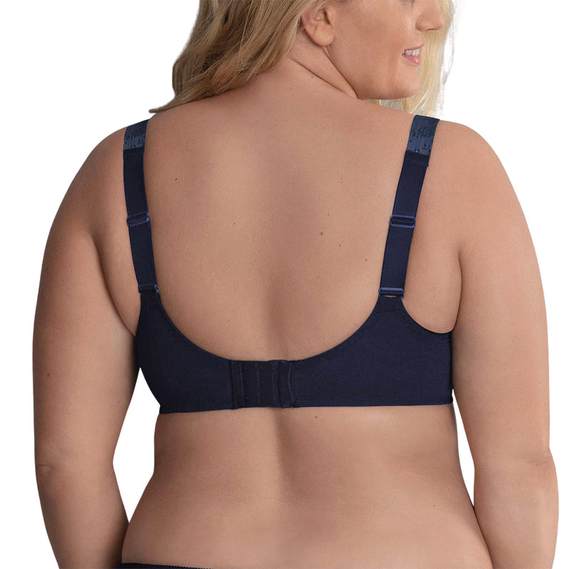 Anita Women’s Underwired Bra Bobette 5291 – Maritim Blue, 40B, Floral Lace Design