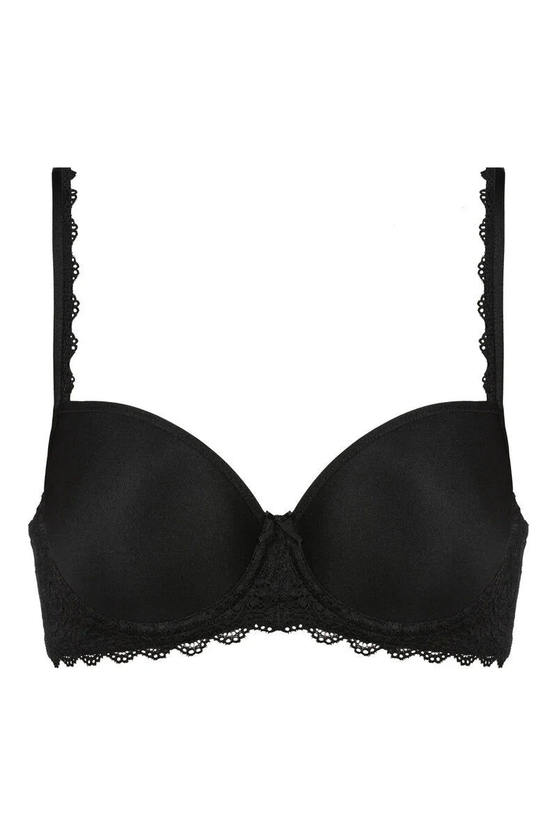 MEY SPACER HALF CUP BRA - BLACK