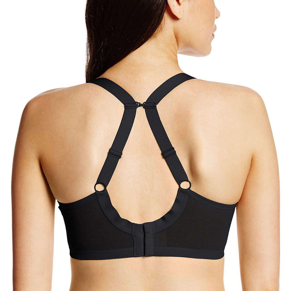 ELOMI ENERGISE SPORTS BRA - BLACK