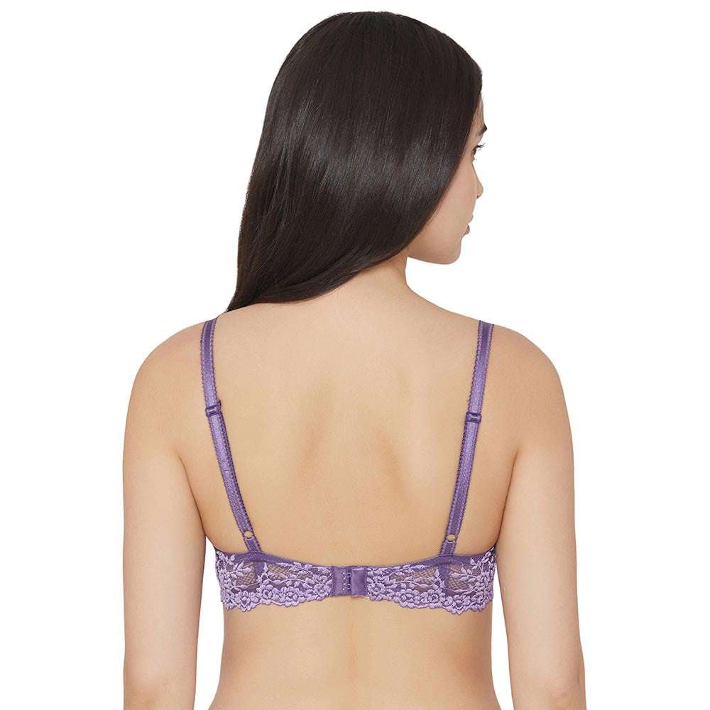 WACOAL EMBRACE LACE CONTOUR BRA- GRAPE COMPOTE MULTI