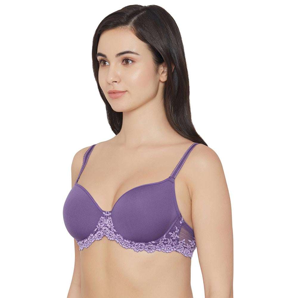WACOAL EMBRACE LACE CONTOUR BRA- GRAPE COMPOTE MULTI