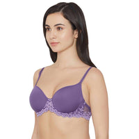 WACOAL EMBRACE LACE CONTOUR BRA- GRAPE COMPOTE MULTI