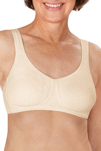 AMOENA MONA WIRELESS MASTECTOMY BRA - OFF WHITE