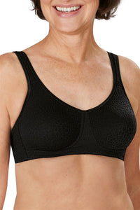 AMOENA MONA WIRELESS MASTECTOMY BRA - BLACK