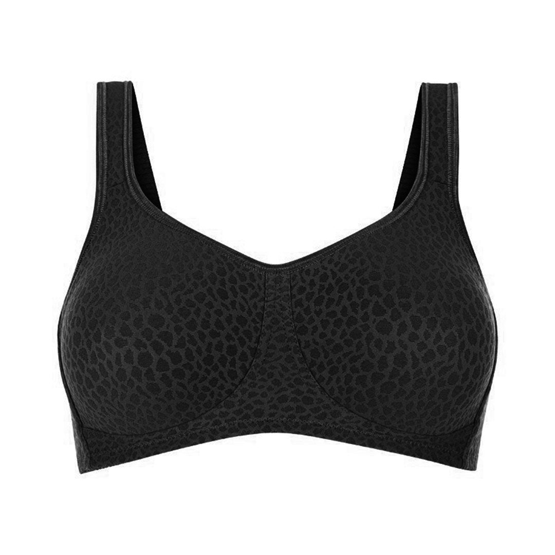 AMOENA MONA WIRELESS MASTECTOMY BRA - BLACK