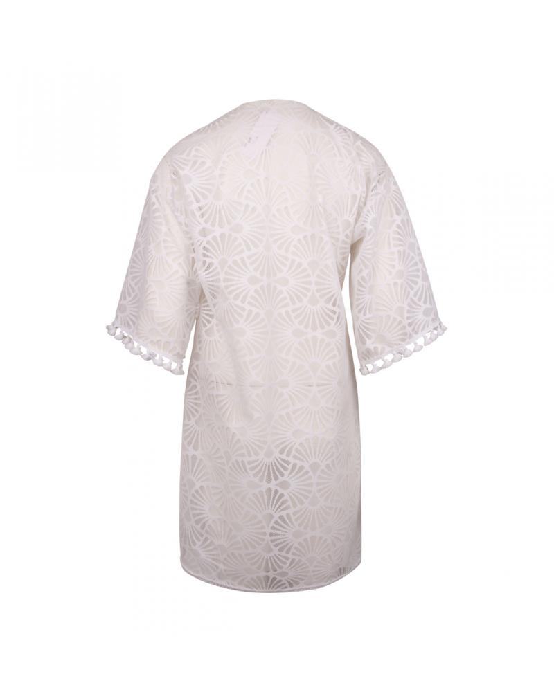 LA MUSE DENTELLE BEACH COVER-UP - WHITE