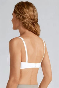 AMOENA BIANCA WIRELESS MASTECTOMY BRA - WHITE