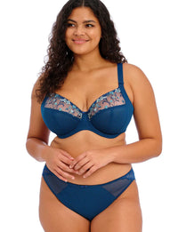 ELOMI CHARLEY PLUNGE BRA - PETROL