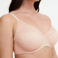 CHANTELLE NORAH COMFORT FLEX FULL COVERAGE BRA - NUDE BLUSH