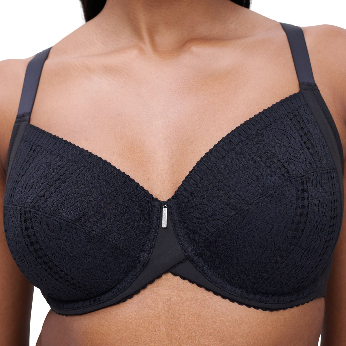 CHANTELLE EASY SUPPORT FULL COVER UNDERWIRE BRA - BLACK