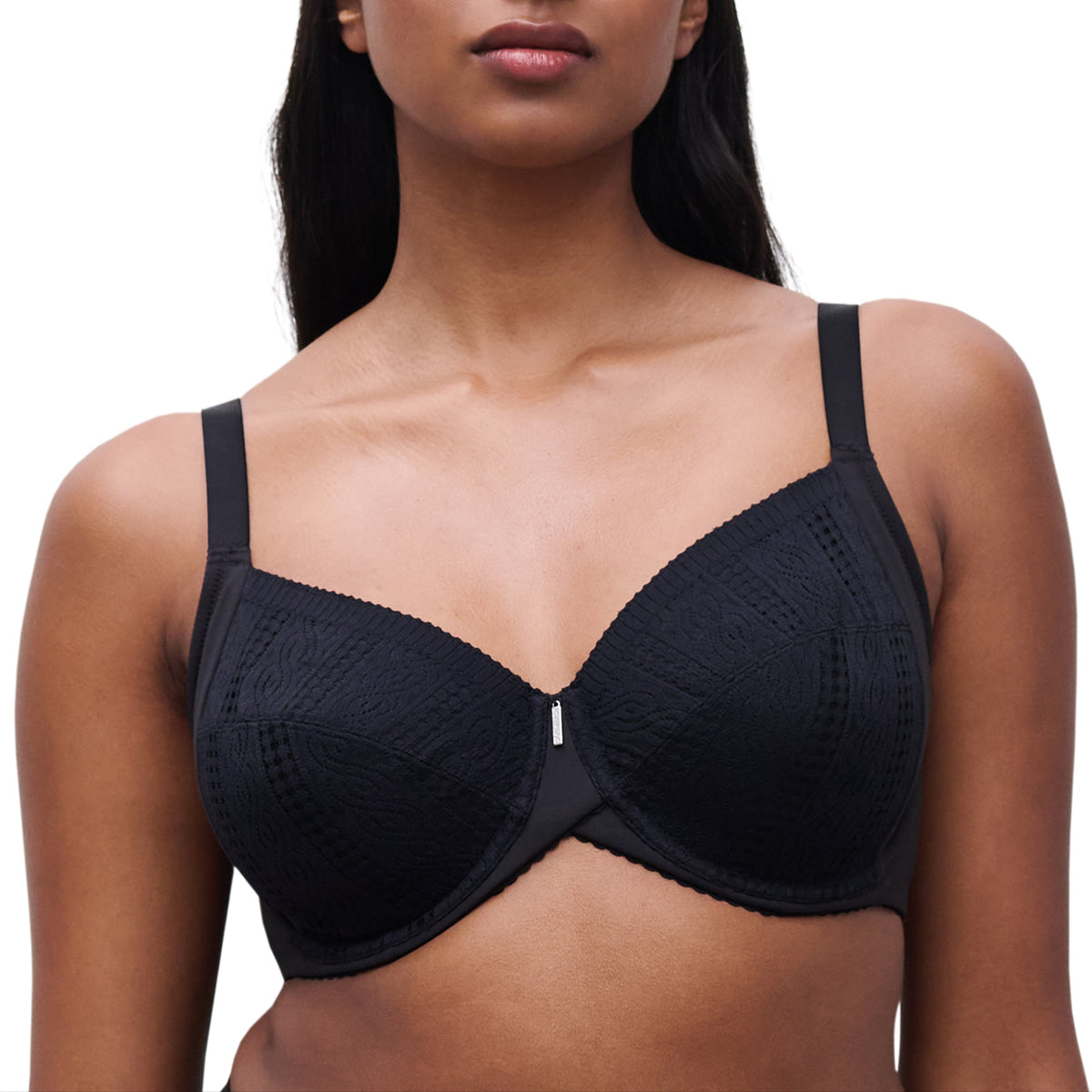 CHANTELLE EASY SUPPORT FULL COVER UNDERWIRE BRA - BLACK