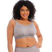 ELOMI DOWNTIME NON WIRED BRALETTE - GREY
