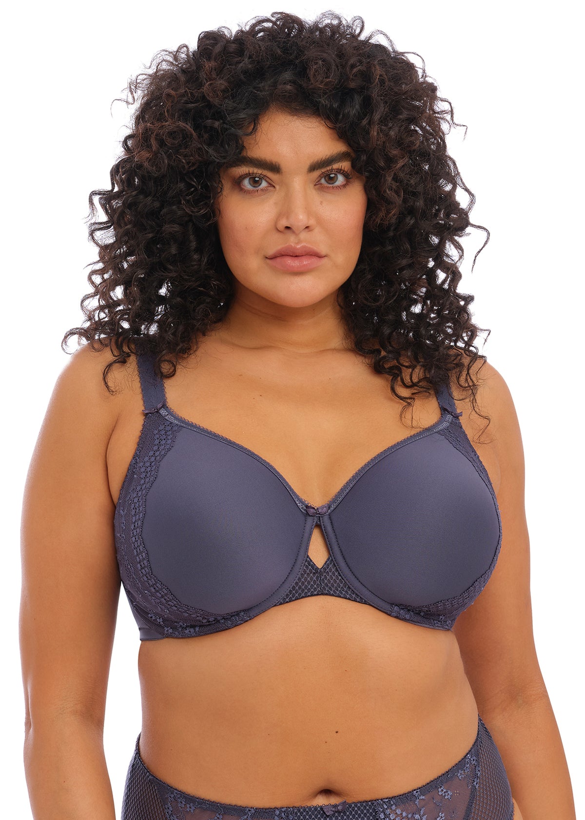 ELOMI CHARLEY BANDLESS SPACER BRA - STORM