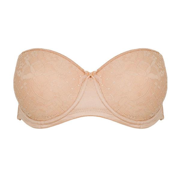 EMPREINTE MELODY PADDED STRAPLESS BRA - CARAMEL