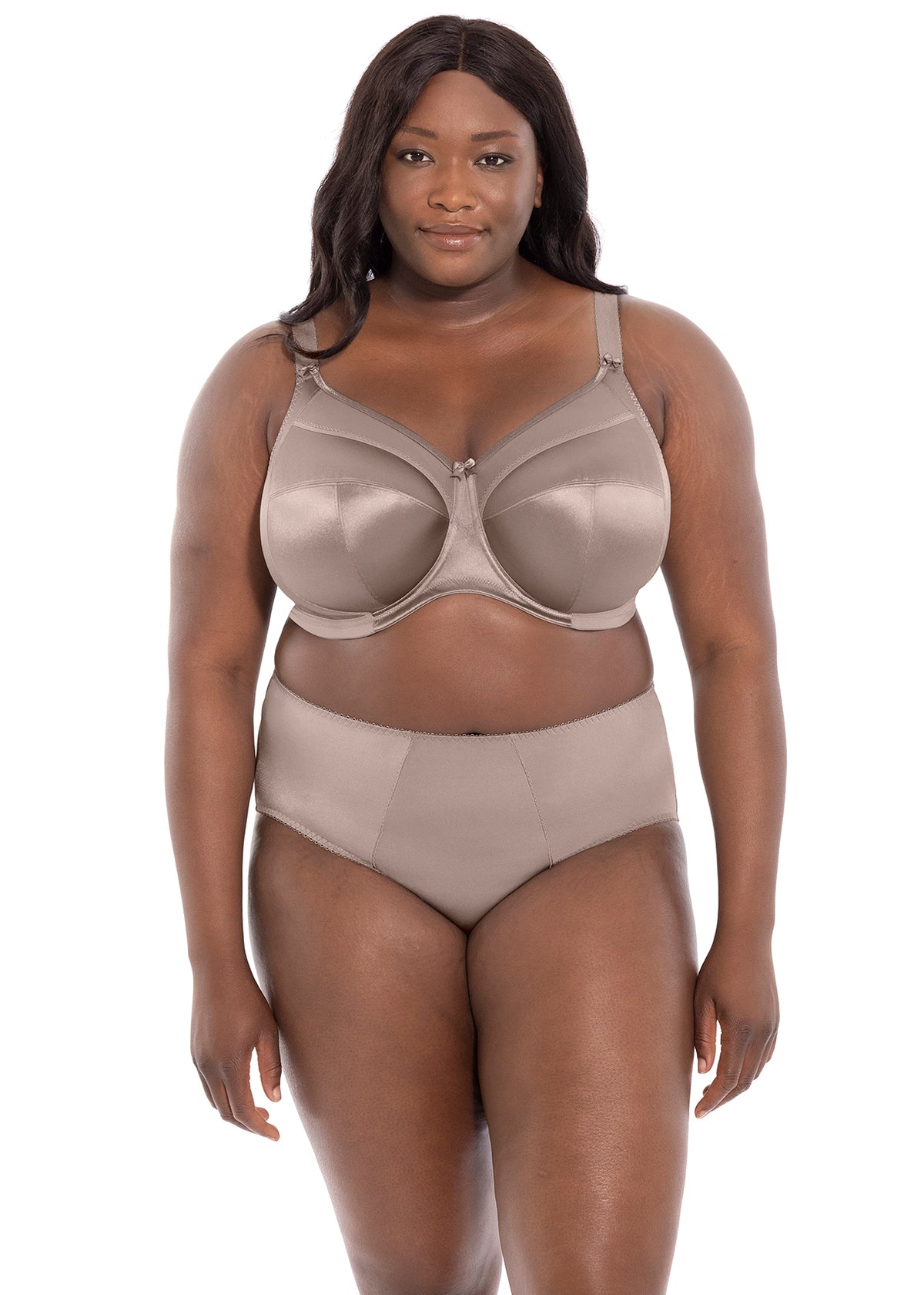 GODDESS KEIRA FULL CUP UNDERWIRE BRA - PEBBLE