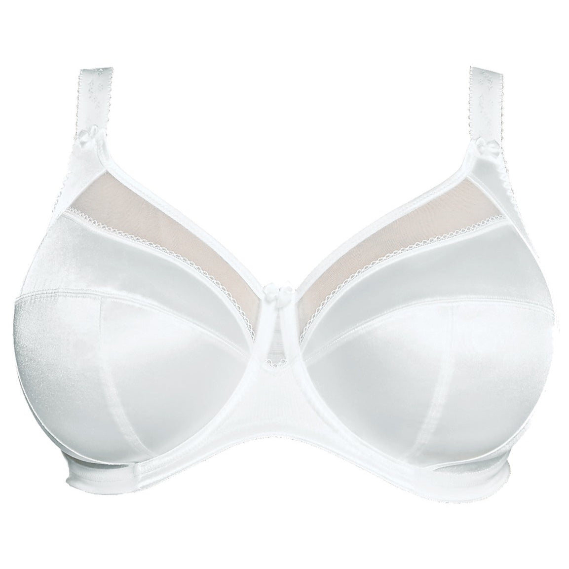 GODDESS KEIRA WIRELESS SOFT CUP BRA - WHITE