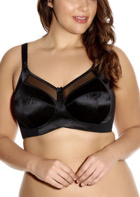 GODDESS KEIRA SOFT CUP NONWIRE BRA - BLACK