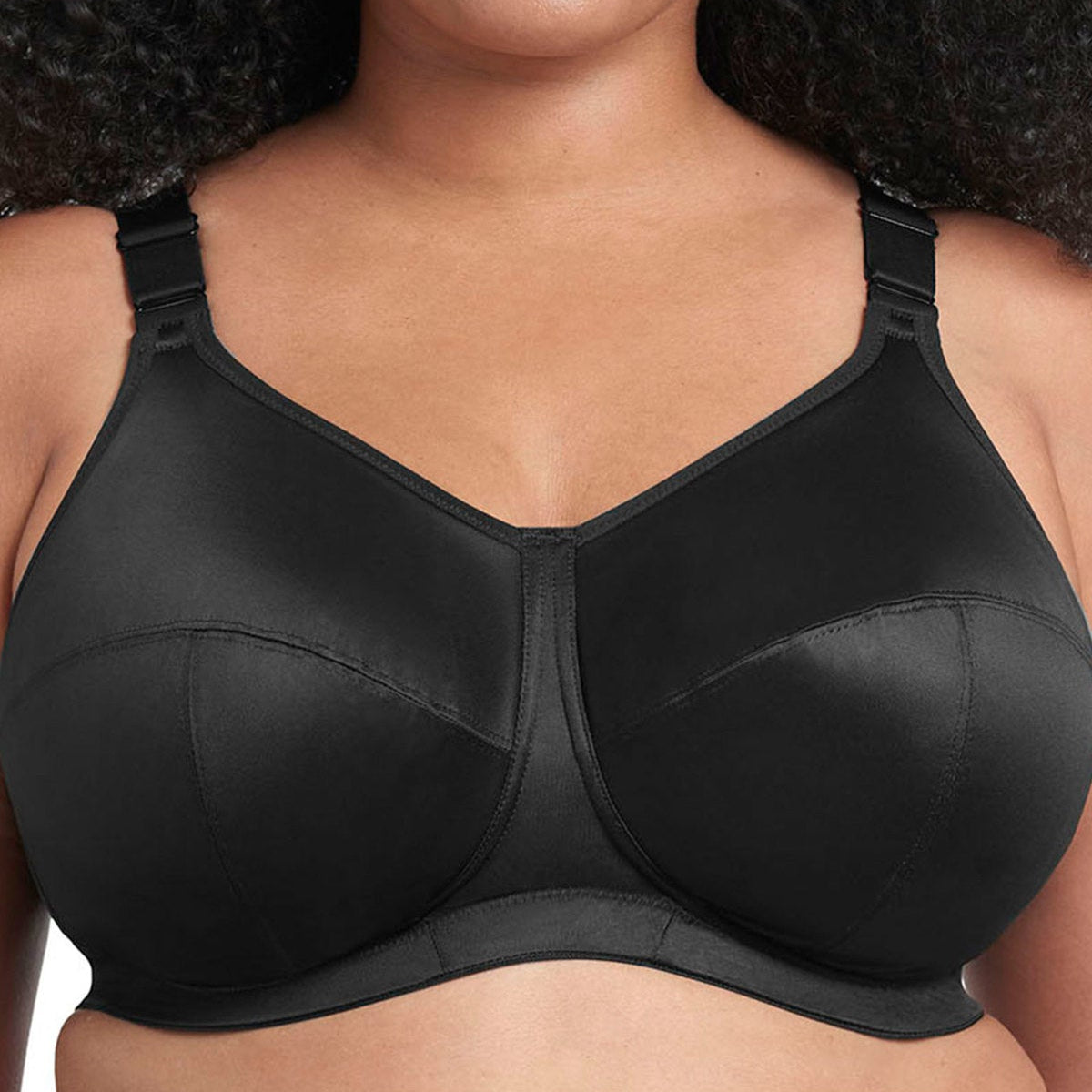 GODDESS CELESTE SOFT CUP NONWIRE BRA - BLACK