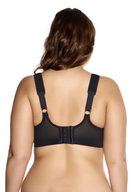 GODDESS AUDREY SOFT CUP NON WIRE BRA - BLACK