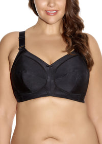 GODDESS AUDREY SOFT CUP NON WIRE BRA - BLACK