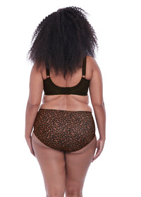 GODDESS KAYLA BANDED UNDERWIRE BRA - DARK LEOPARD