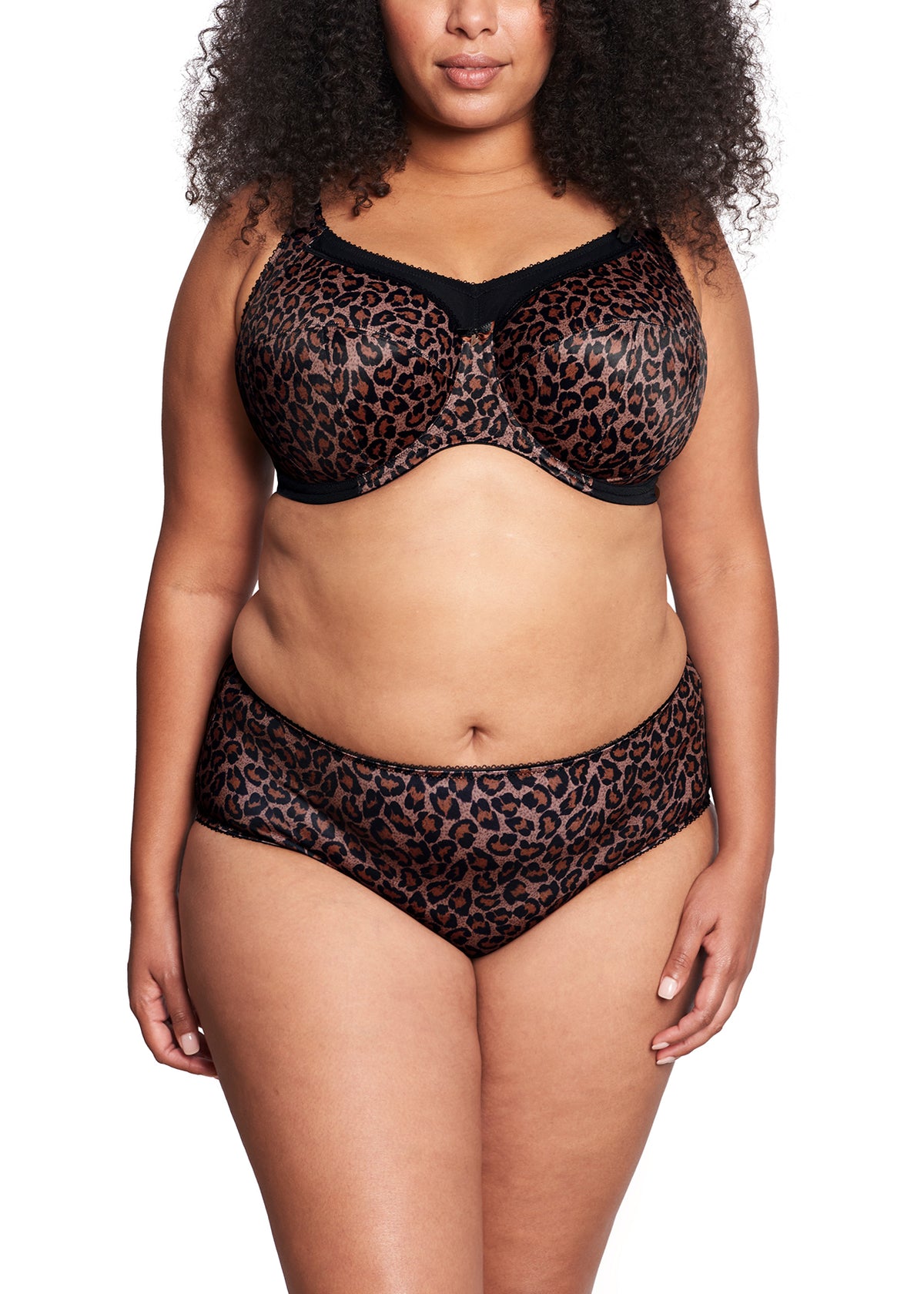 GODDESS KAYLA FULL CUP UNDERWIRE BRA - DARK LEOPARD