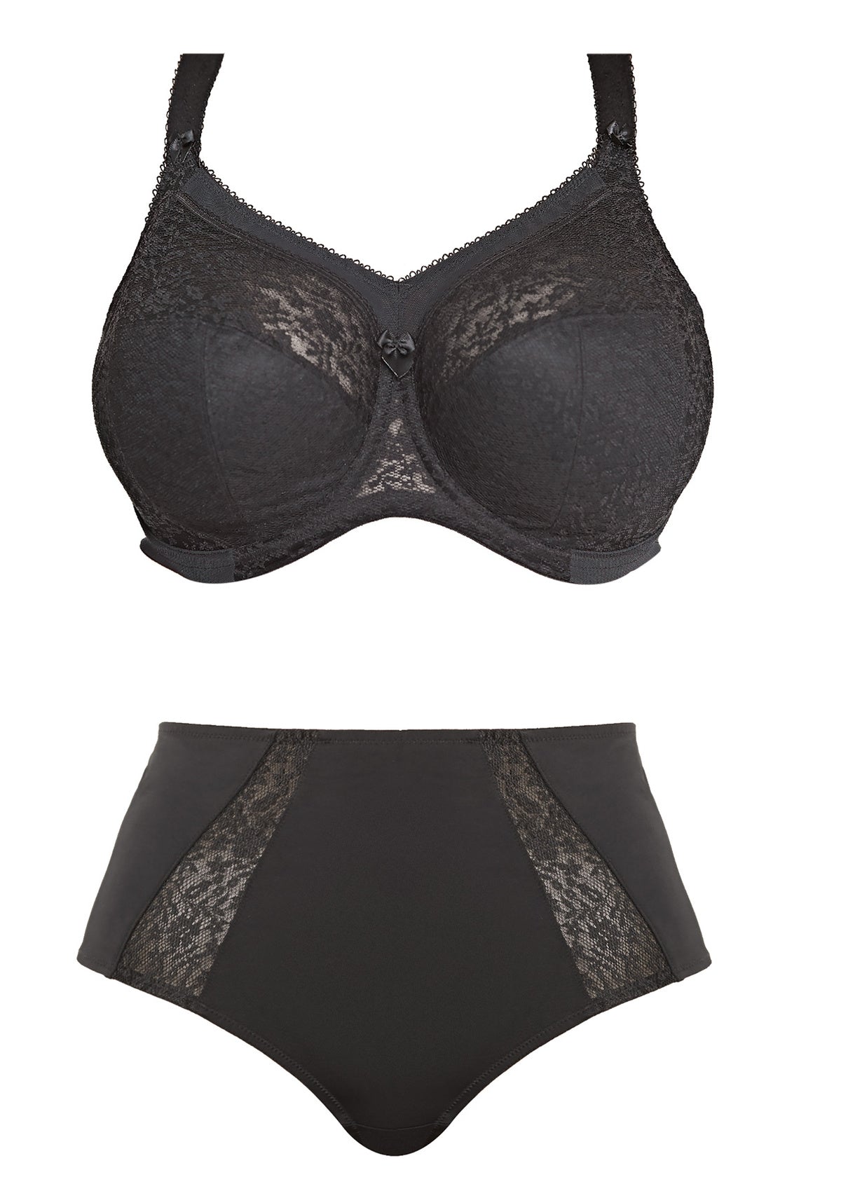GODDESS ADELAIDE FULL CUP BRA - BLACK