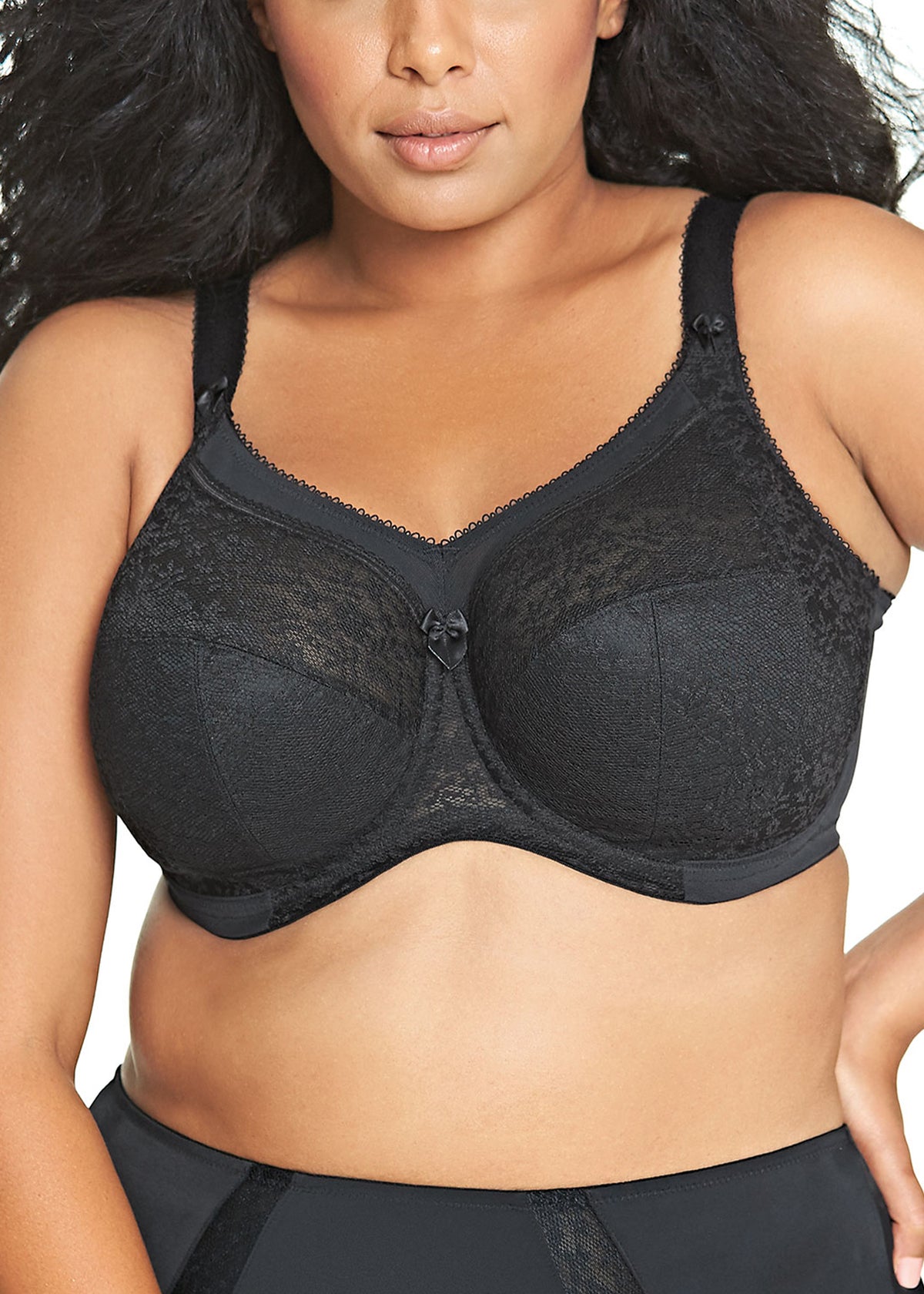 GODDESS ADELAIDE FULL CUP BRA - BLACK