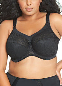 GODDESS ADELAIDE FULL CUP BRA - BLACK