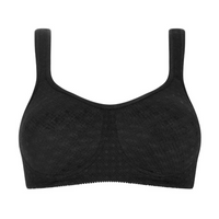 AMOENA TIANA WIRELESS MASTECTOMY BRA - BLACK