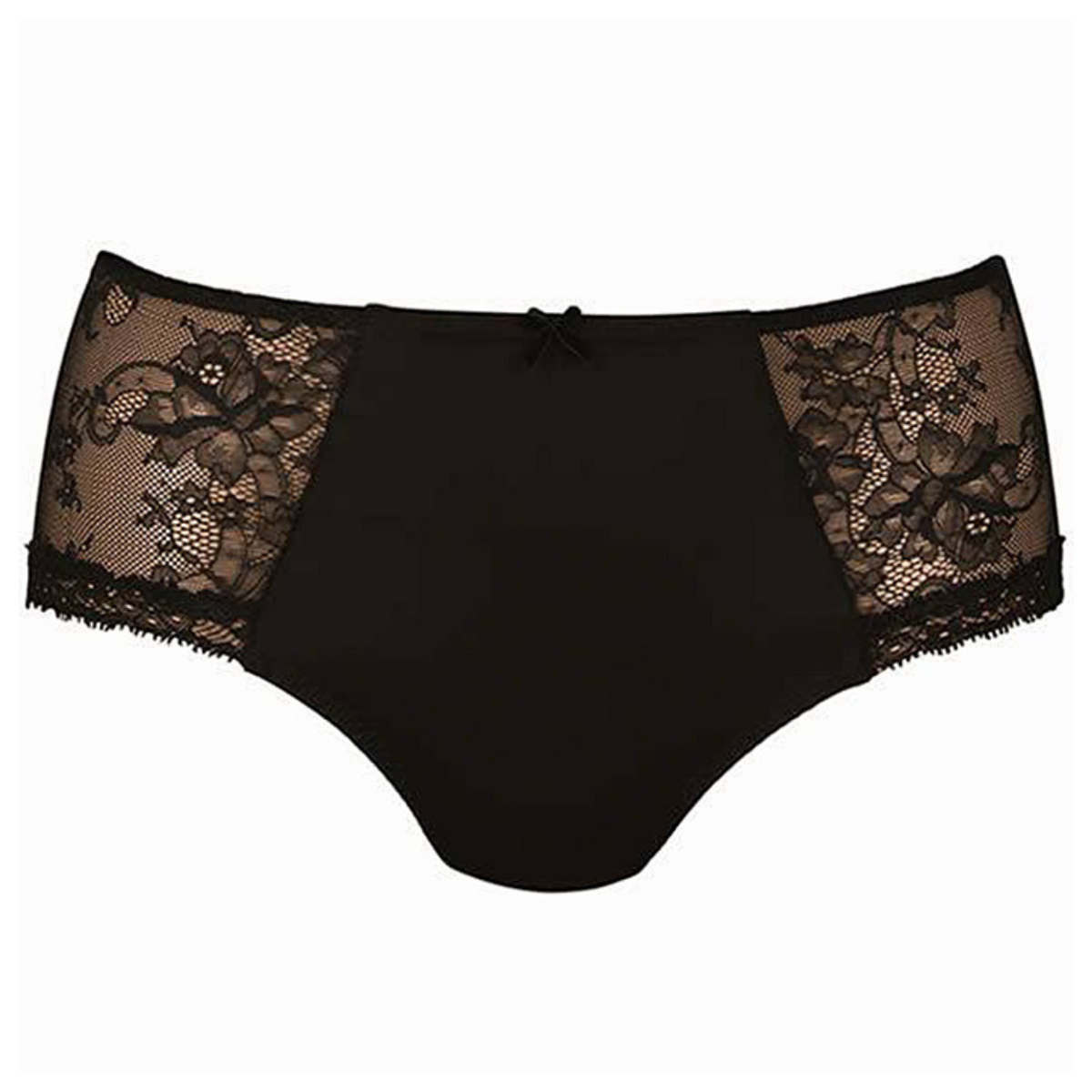 ROSA FAIA ABBY HIGH WAISTED BRIEFS - BLACK