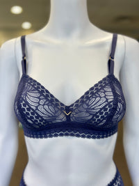 ANTIGEL ATELIER SEDUCTION WIRELESS BRA - BLUE PURPLE