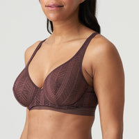 MARIE JO RICHARD WIRE BRA - AUBERGINE